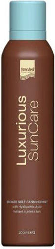 InterMed Spray cu Apă Vitaminizată Autobronzantă de Corp Luxurious Dark 200ml