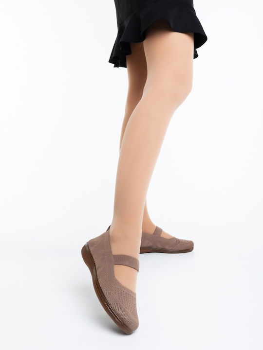 Pantofi Balerini Pentru Femei Kaki