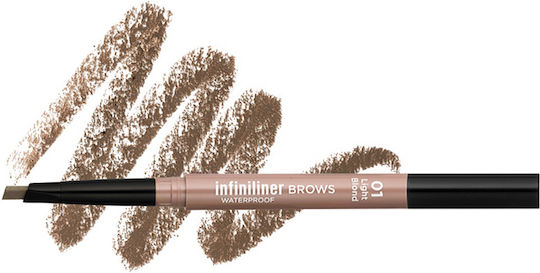 Mon Reve Infiniliner Gel Augenbrauen-Make-up Wasserdicht Bleistift für Augenbrauen 01 Hellblond