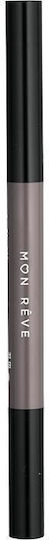 Mon Reve Infiniliner Gel Brow Pencil Waterproof Pencil For Eyebrows 02 Light Brunette