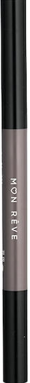 Mon Reve Infiniliner Gel Brow Pencil Waterproof Pencil For Eyebrows 02 Light Brunette