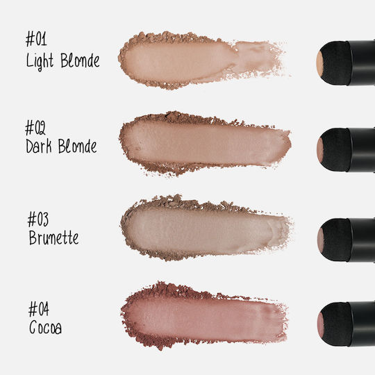 Mon Reve Stamp & 8 Stencils Στάμπα για Φρύδια 03 Brunette