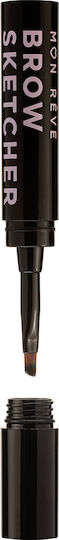 Mon Reve Brow Sketcher Augenbrauen-Bleistift 04 Dunkelbraun