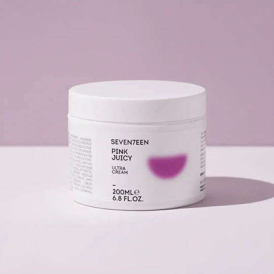 Seventeen Ultra Cream Pink Juicy Ενυδατική Κρέμα Σώματος με Βούτυρο Καριτέ 200ml