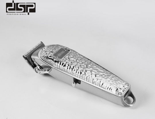 DSP 90398 Επαγγελματική Επαναφορτιζόμενη Κουρευτική Μηχανή Ασημί 612296