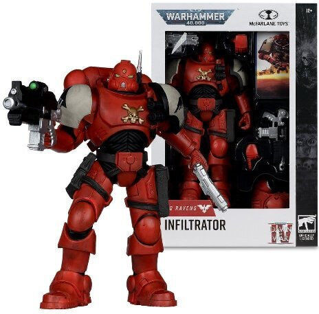 Warhammer 40,000 Action Figure Infiltrator Blood Ravens Dawn War 4 Height 20cm