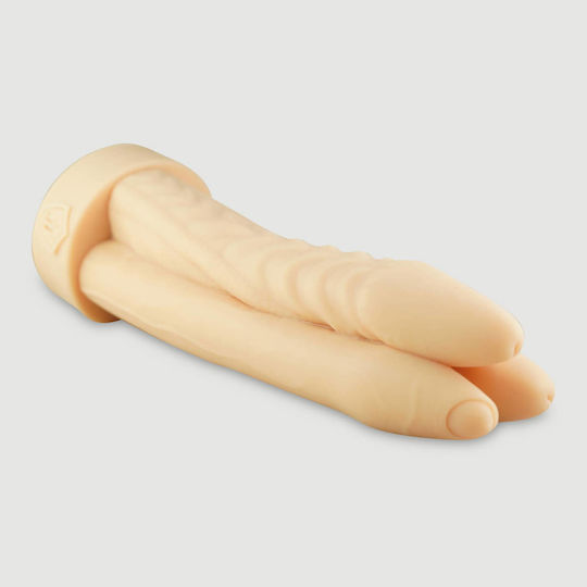 Dildo Mare Din Silicon Suprafață Texturată Praying Dick Texturat Platină Silicon Mare Dildo 34,8 Cm Natural