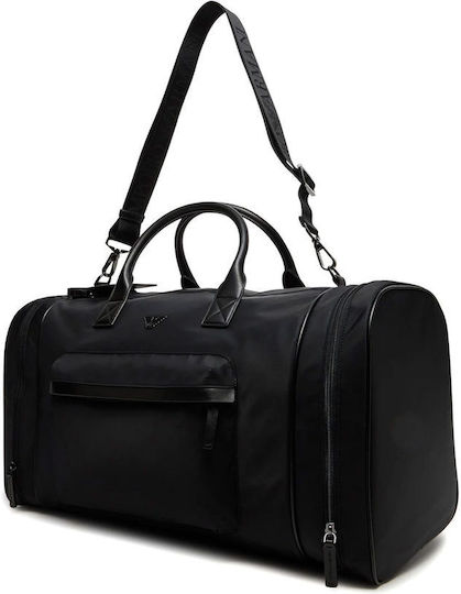 Emporio Armani Σακ Βουαγιάζ Μαύρο Υφασμάτινο