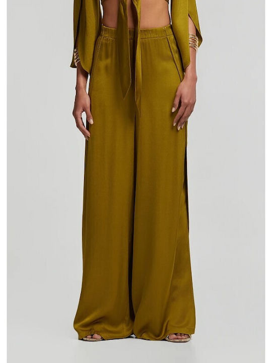 Women's Satin Pantaloons Olive