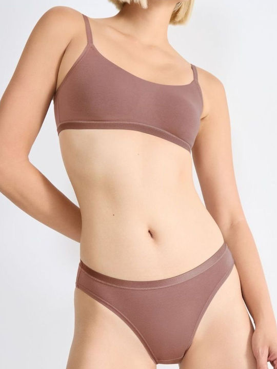 Go Daily Women's Briefs 3Pack Brown