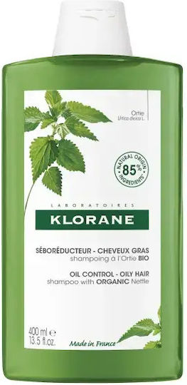 Klorane Ortie Nettle Oil Control Σαμπουάν Όγκου για Λιπαρά Μαλλιά 400ml