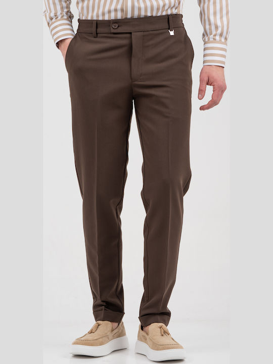 Παντελόνι σε Slim Εφαρμογή Diverso Brown1