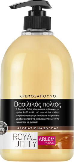 Farcom Arlem Royal Jelly Aromatic Hand Soap με Αντλία Μέλι 1000ml