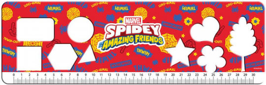 Drawing Pad 23x33cm 40 Sheets Self-Adhesive Stencil 2 Pages Color 2 Designs Spidey