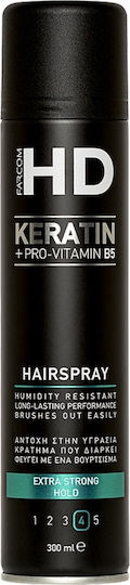 Farcom HD Keratin & Pro-vitamina B5 Lac pentru Fixare Foarte Puternică 300ml
