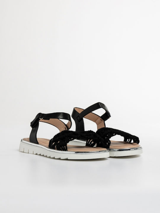 Sandale Tip Pantof Negre