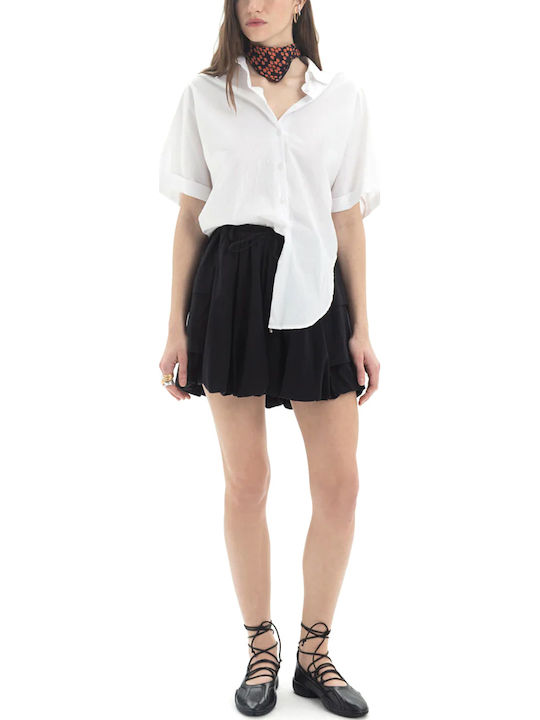 Women's High Waist Skorts Black