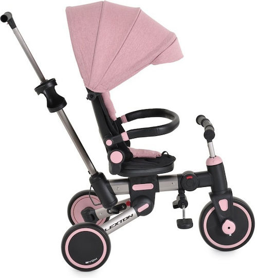 Byox Flexton Kinderdreirad Klappbar & Wandelbar Für 6 Monate Rosa
