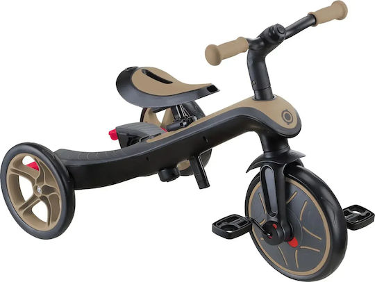 Globber Explorer Trike Μετατρεπόμενο με Χειρολαβή Γονέα 4 σε 1 για 2+ Ετών Μπεζ