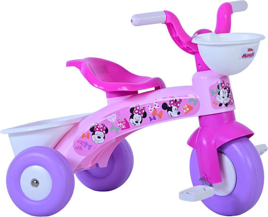 Disney Kids Tricycle with Storage Basket for 1-3 Years Pink