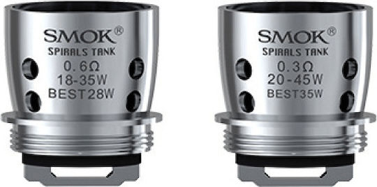 Smok Spirals Widerstand für Elektronische Zigaretten 0.3ohm (Dampfmethode) 1Stück
