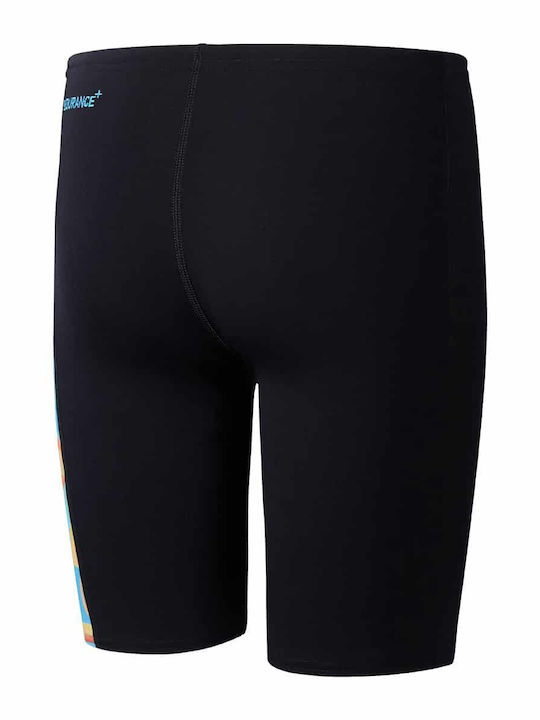Speedo Digital Panel Παιδικό Μαγιό Jammer Black/picton Blue/punch Blue