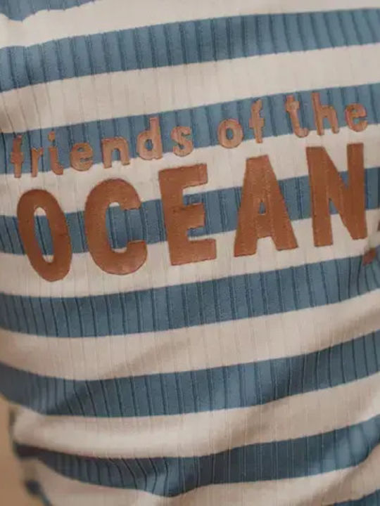 Little Dutch Παιδικό Μαγιό Ολόσωμο Ocean Blue Stripes