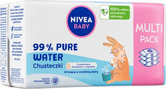 Nivea Baby 99 Pure Water Babytücher mit 99% Wasser 3x57Stk
