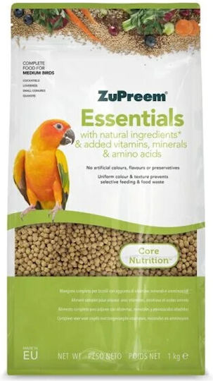Zupreem Essentials Medium Birds 1kg