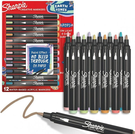 Sharpie Ακρυλικός Μαρκαδόρος Earth Tones