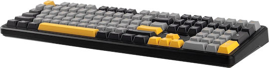 Aula F108 Ασύρματο Gaming Μηχανικό Πληκτρολόγιο με Custom διακόπτες και RGB φωτισμό (Αγγλικό US)