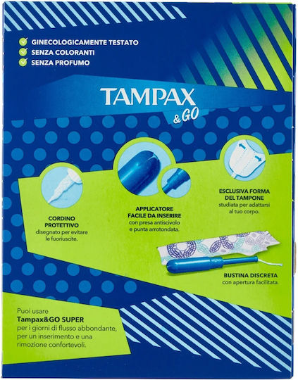 Tampax & Go Super Tampoane 18 Bucăți