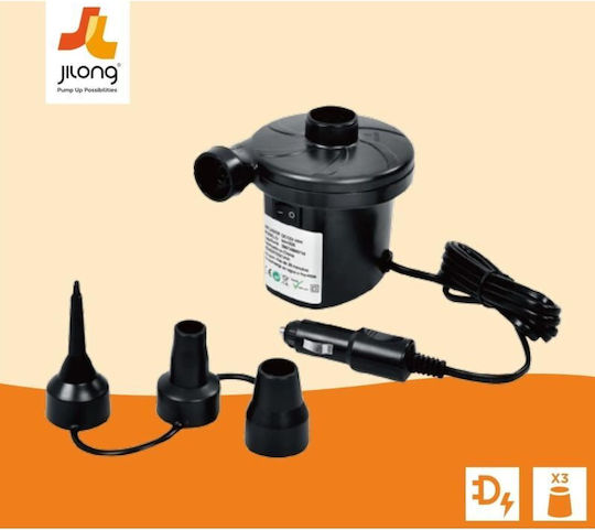Jilong Pompă Electrică pentru Gonflabile 12V Negru