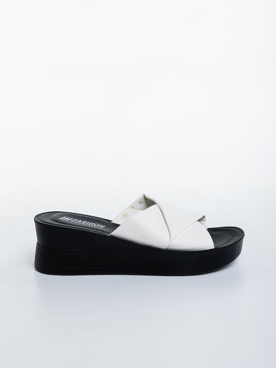 Platforme Dama Tip Slip On Albe