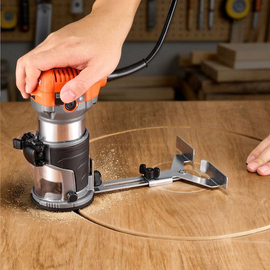 Vevor YXKBJGDSDZJSRZTKS001V2 Trim Router 710W with Speed Setting and with Dust Suction System