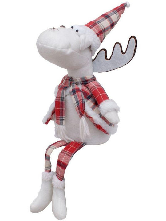 Saska Garden Christmas Plush Figure Reindeer Red Height 55cm