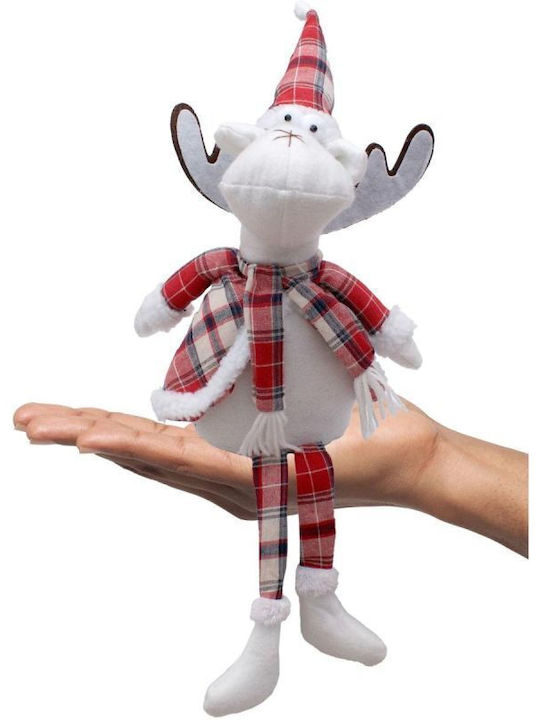 Saska Garden Christmas Plush Figure Reindeer Red Height 55cm
