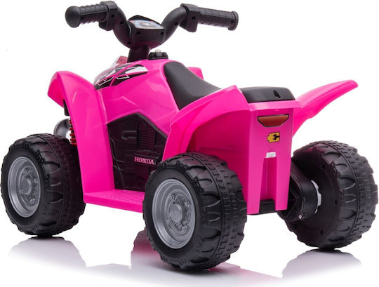 Kinder Motorrad Lizensiert Honda TRX Elektroantrieb 6 Volt Rosa