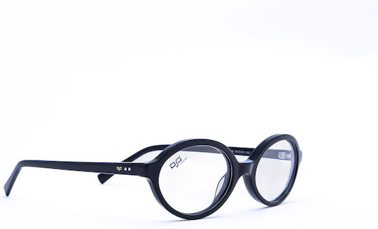 Oval Ogo Black Handmade