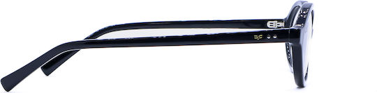 Oval Ogo Black Handmade