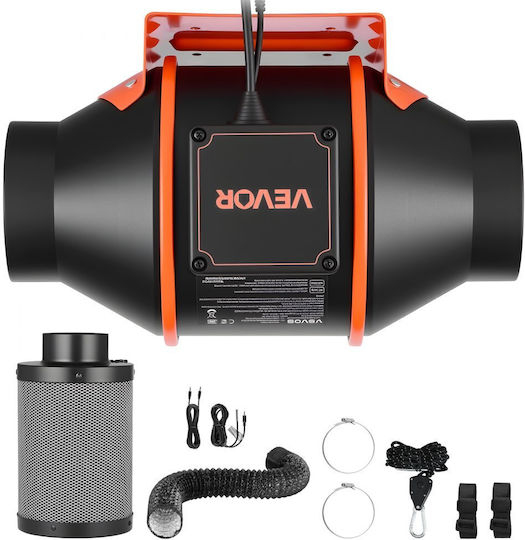 Vevor Εξαεριστήρας Αεραγωγών Διαμέτρου 101.6mm