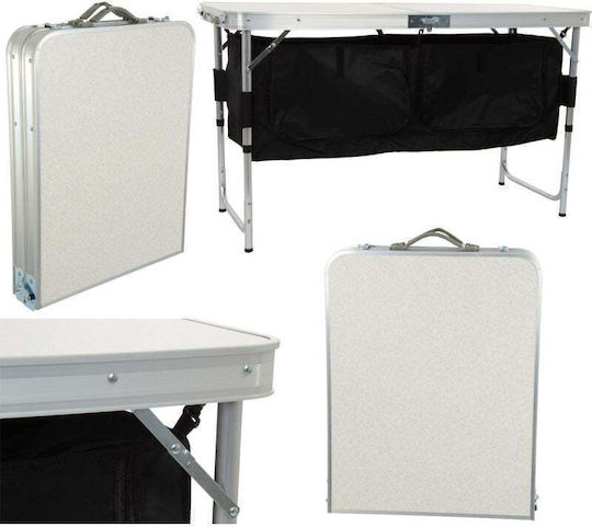 Royokamp Masă Pliabilă Din Aluminiu Pentru Mobilier De Camping 33x30x36cm Neagră
