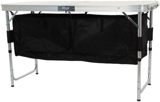 Royokamp Masă Pliabilă Din Aluminiu Pentru Mobilier De Camping 33x30x36cm Neagră