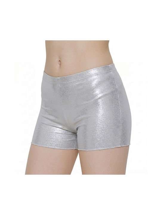 Kinder-Tanzbekleidung Shorts Kinderliches Silber Leggings