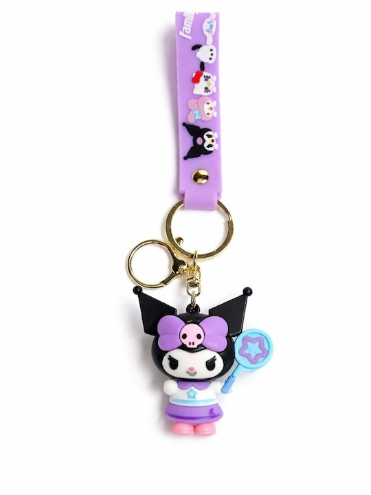 Joy Box Kuromi Kids Set Breloc Figurină 3 Trandafiri De Săpun Violet Kinder Bueno