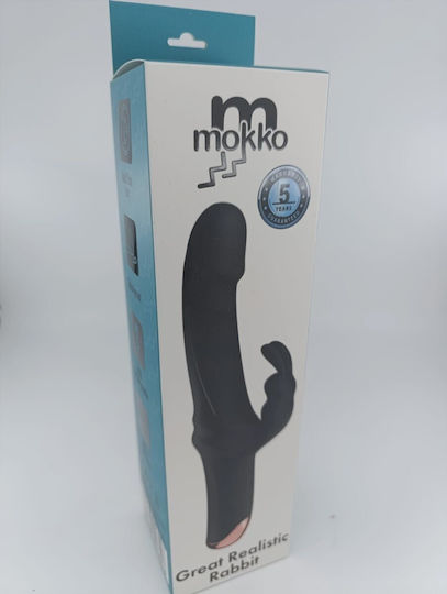 Mokko Toys Ρεαλιστικός Δονητής Μαύρος