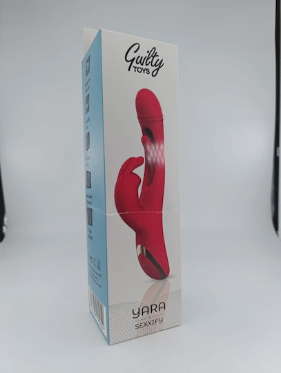 Guilty Toys Vibrator Δονητής Rabbit Κόκκινος