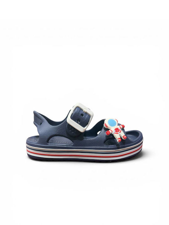 Crocs Παιδικά Ανατομικά Παπουτσάκια Θαλάσσης Μπλε