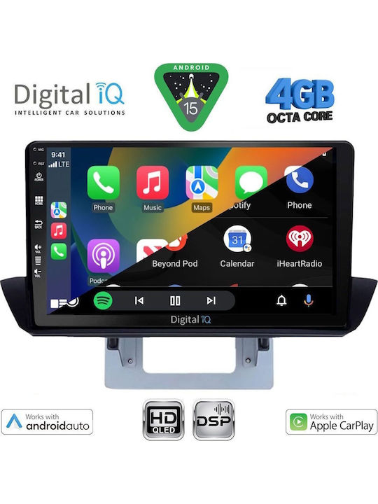 Digital IQ Car Audio System for Mazda BT-50 2012-2019 Bluetooth USB Wi-Fi GPS Apple CarPlay Android Auto with 9 Inch Touch Screen DIGITAL IQ BXF 16364 CPAA DASH