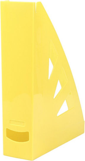 Office Products Suport pentru Reviste de Arhivă Plastic Galben